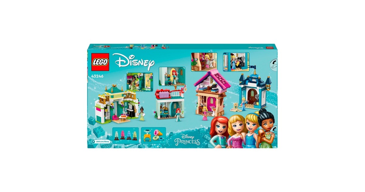 LEGO 43246 Disney Princess Disney Prinzessinnen Abenteuermarkt, Konstruktionsspielzeug