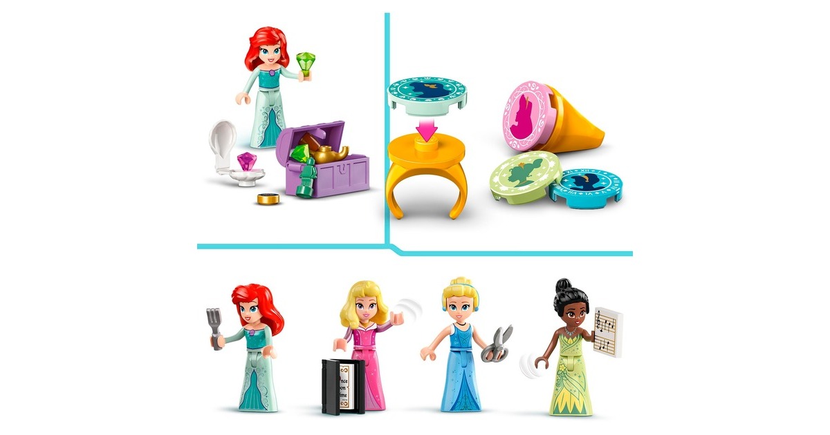 LEGO 43246 Disney Princess Disney Prinzessinnen Abenteuermarkt, Konstruktionsspielzeug