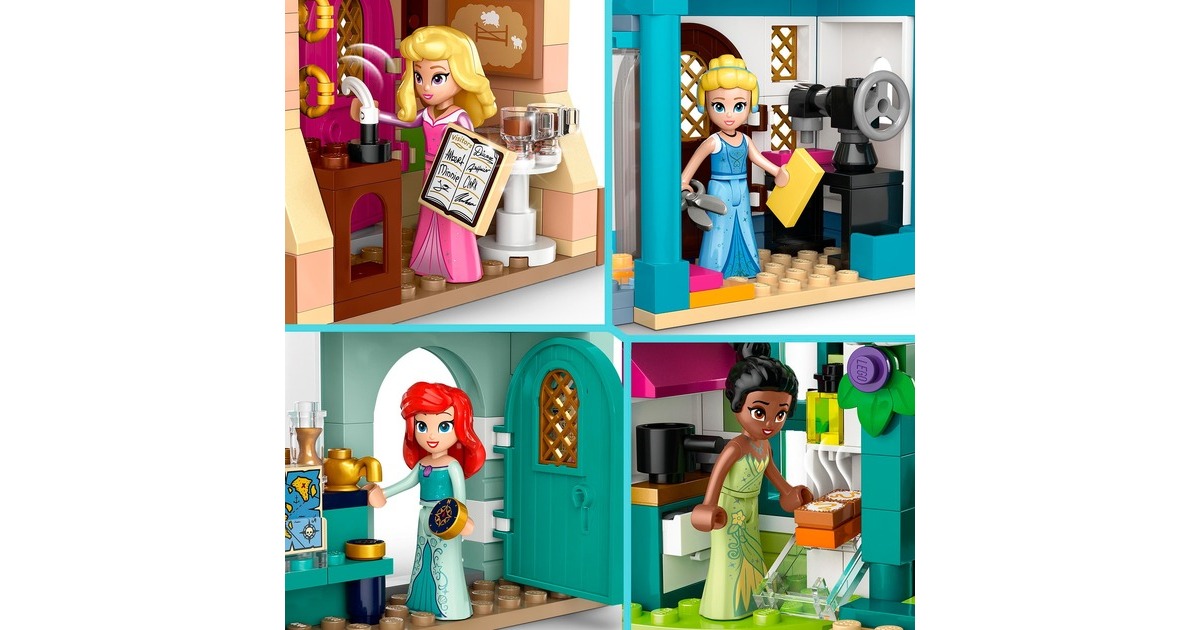 LEGO 43246 Disney Princess Disney Prinzessinnen Abenteuermarkt, Konstruktionsspielzeug