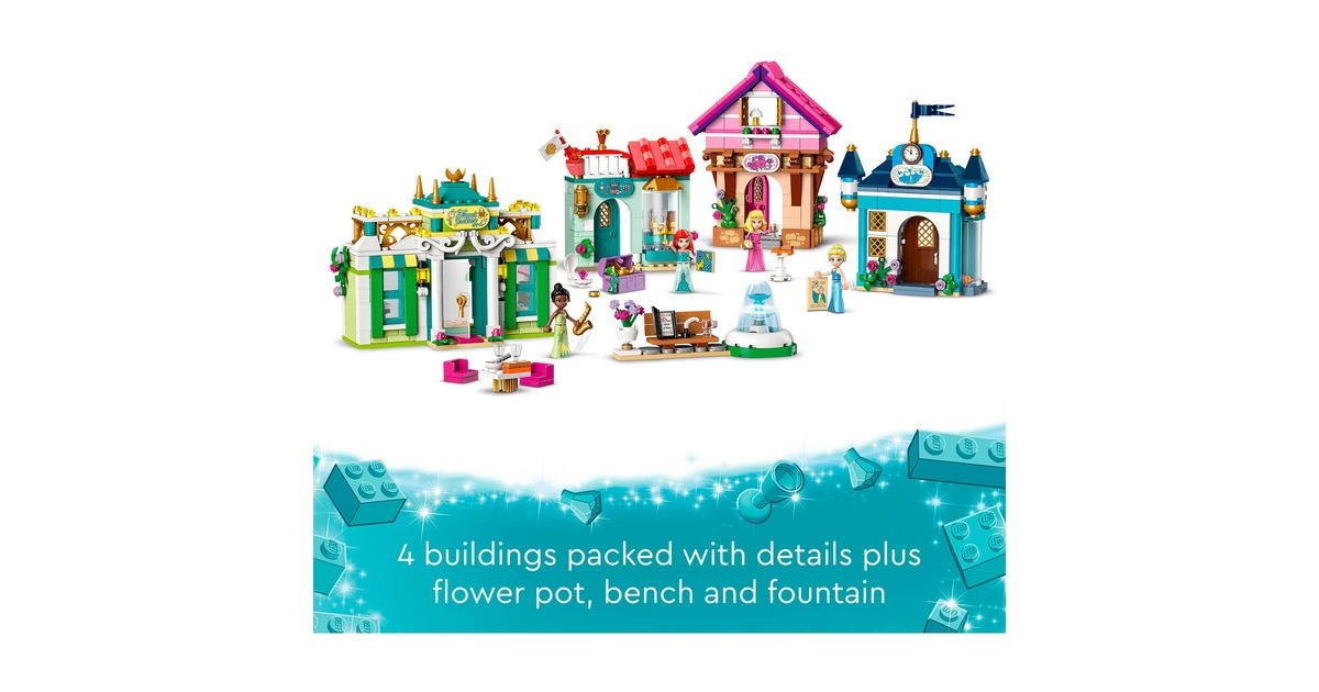 LEGO 43246 Disney Princess Disney Prinzessinnen Abenteuermarkt, Konstruktionsspielzeug