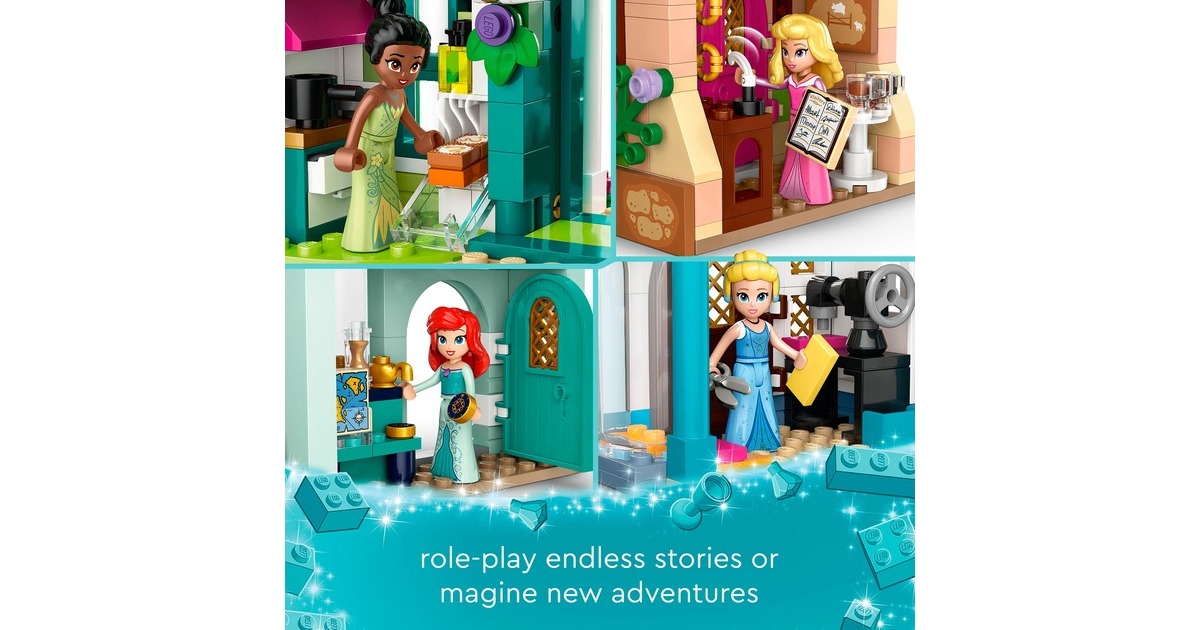 LEGO 43246 Disney Princess Disney Prinzessinnen Abenteuermarkt, Konstruktionsspielzeug