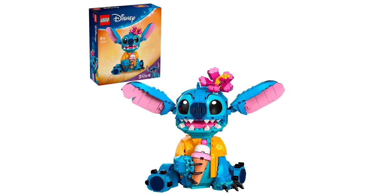LEGO 43249 Disney Classic Stitch, Konstruktionsspielzeug