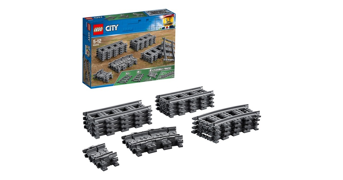 LEGO 60205 City Schienen, Konstruktionsspielzeug
