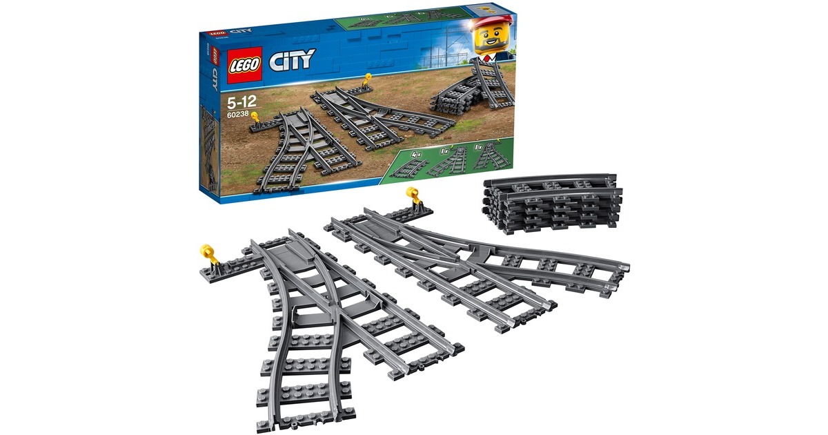 LEGO 60238 City Weichen, Konstruktionsspielzeug