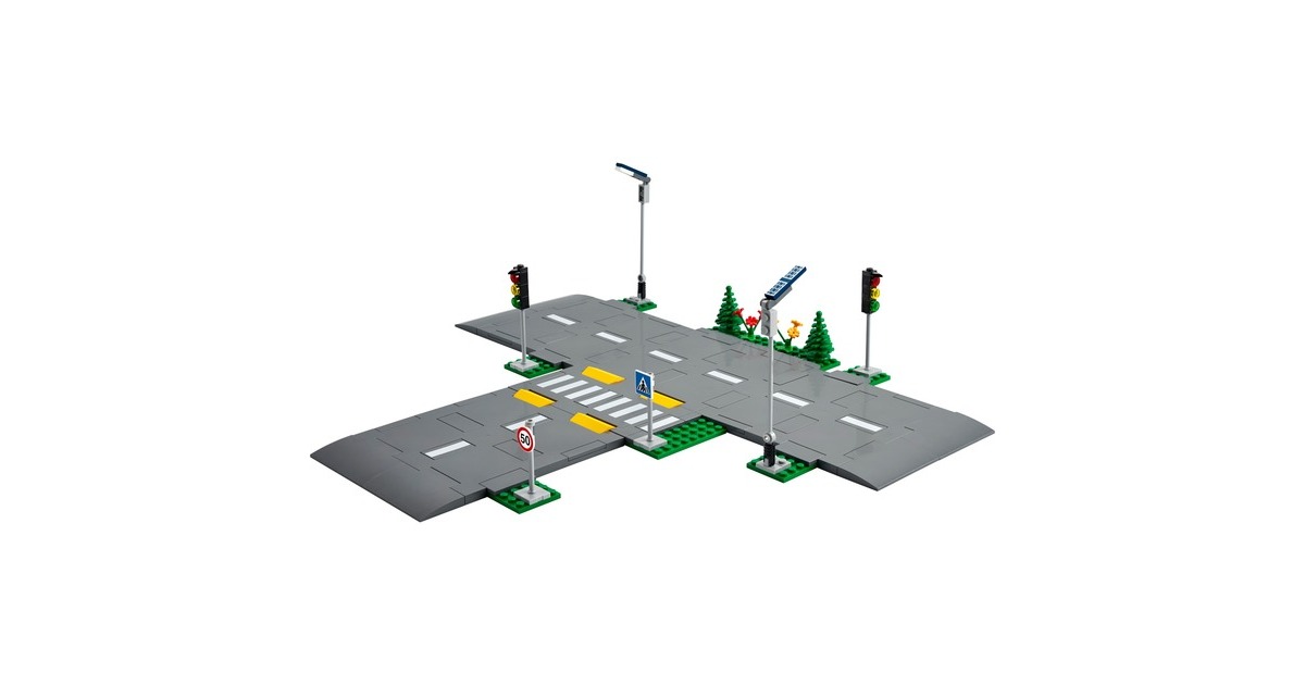 LEGO 60304 City Straßenkreuzung mit Ampeln, Konstruktionsspielzeug