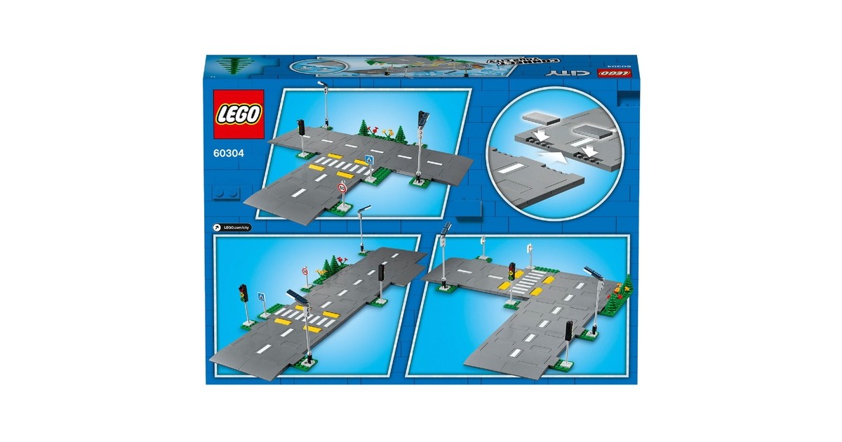 LEGO 60304 City Straßenkreuzung mit Ampeln, Konstruktionsspielzeug