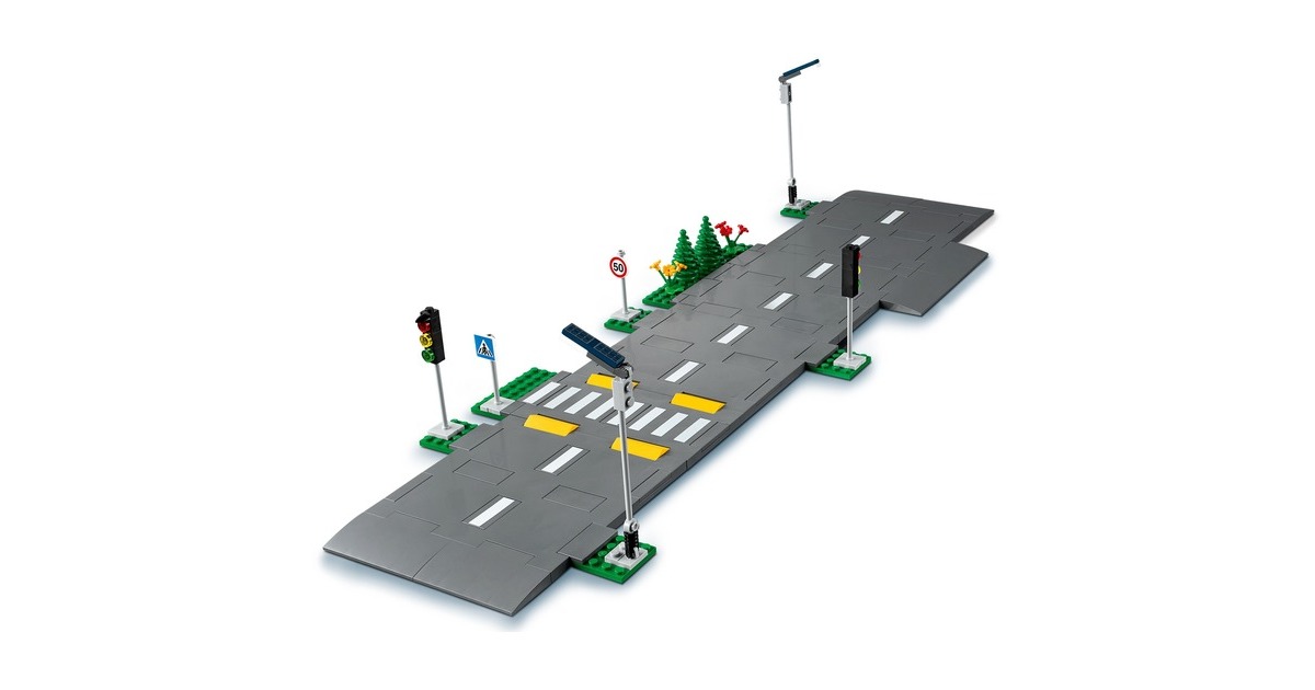 LEGO 60304 City Straßenkreuzung mit Ampeln, Konstruktionsspielzeug