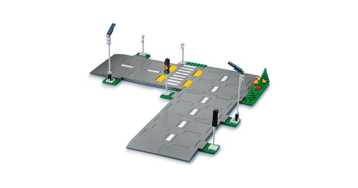 LEGO 60304 City Straßenkreuzung mit Ampeln, Konstruktionsspielzeug