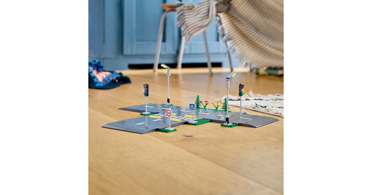 LEGO 60304 City Straßenkreuzung mit Ampeln, Konstruktionsspielzeug