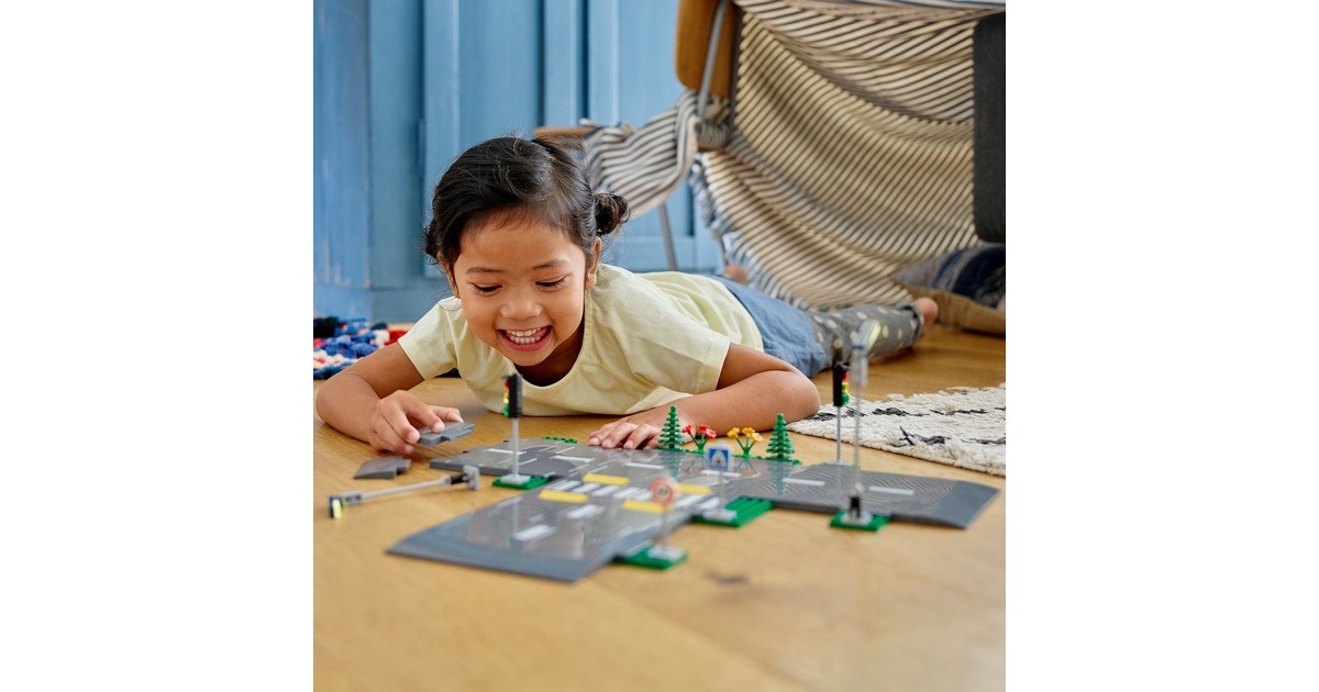 LEGO 60304 City Straßenkreuzung mit Ampeln, Konstruktionsspielzeug