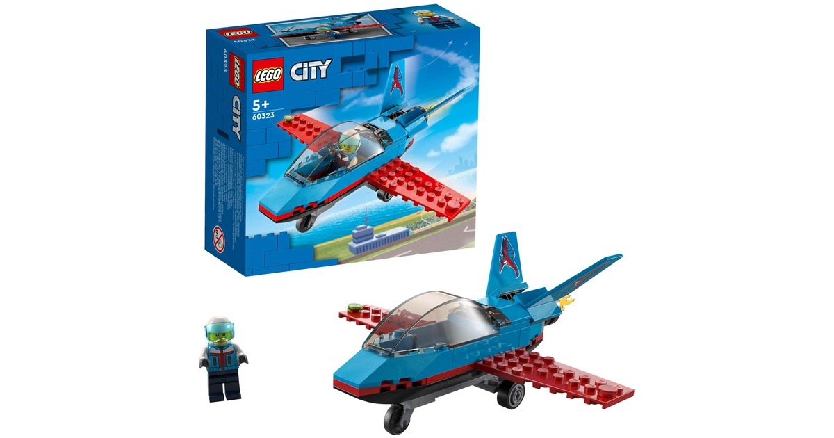 LEGO 60323 City Stuntflugzeug, Konstruktionsspielzeug