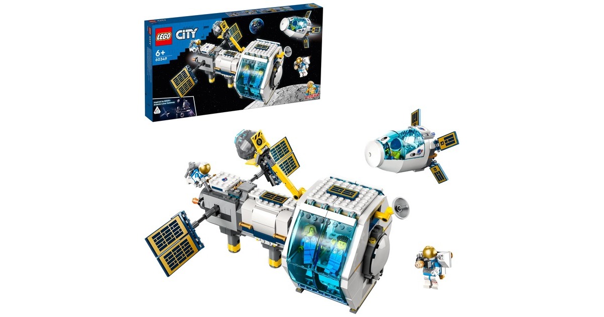 LEGO 60349 City Mond-Raumstation, Konstruktionsspielzeug