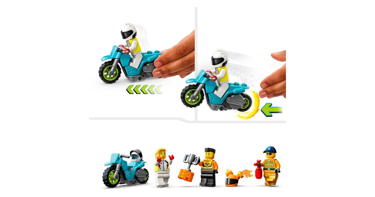 LEGO 60357 City Stunttruck mit Feuerreifen-Challenge, Konstruktionsspielzeug