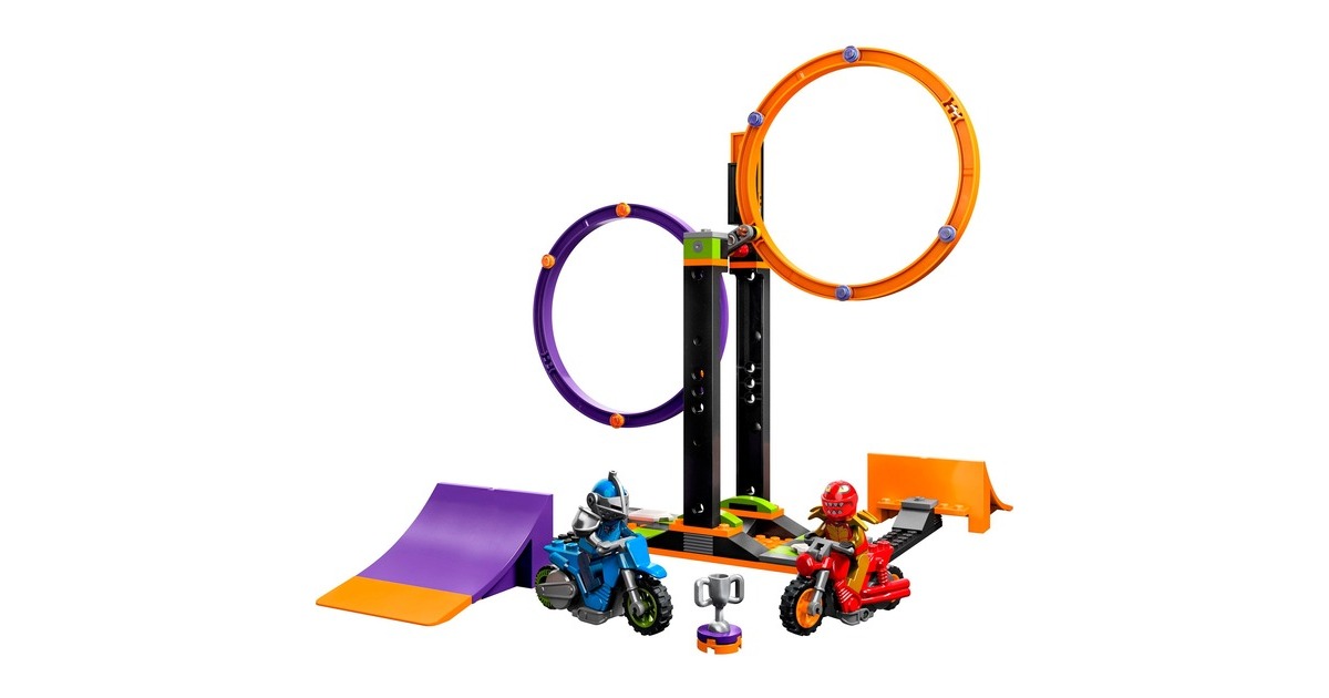 LEGO 60360 City Kreisende Reifen-Challenge, Konstruktionsspielzeug