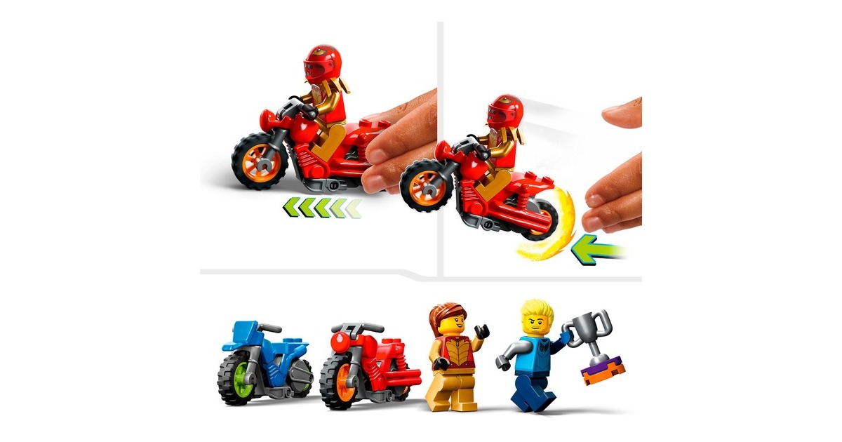 LEGO 60360 City Kreisende Reifen-Challenge, Konstruktionsspielzeug