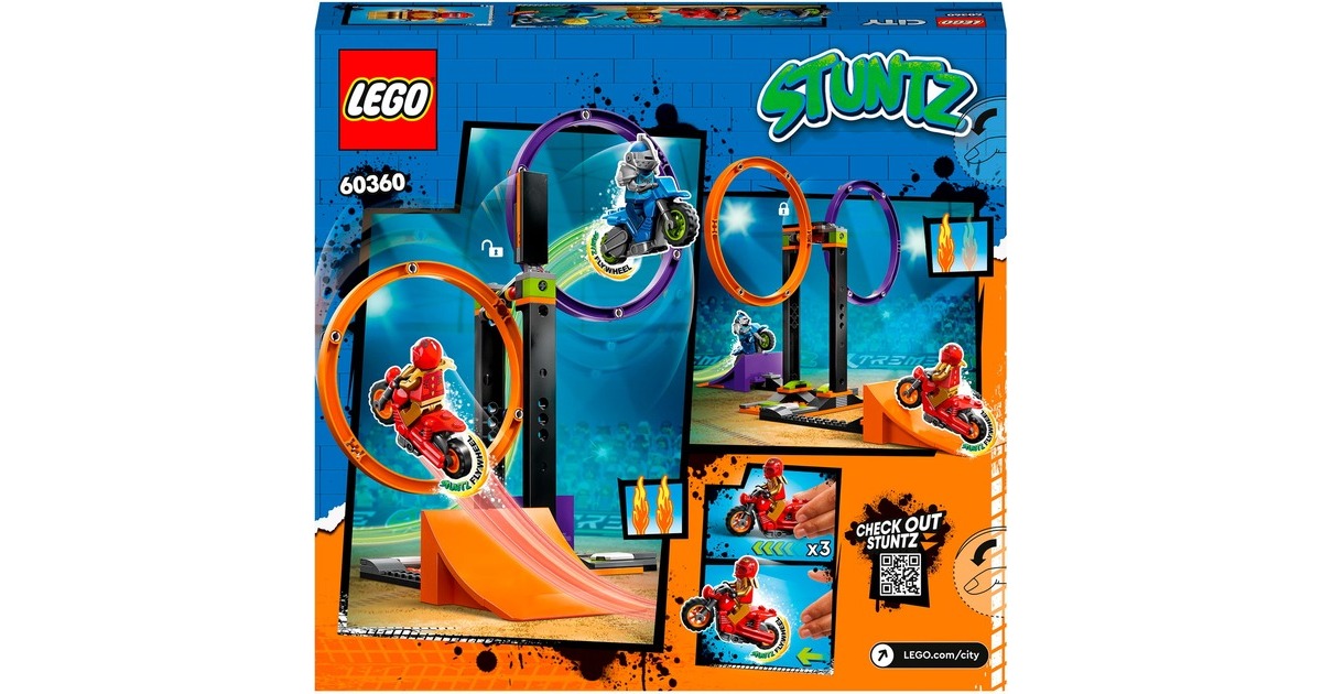 LEGO 60360 City Kreisende Reifen-Challenge, Konstruktionsspielzeug