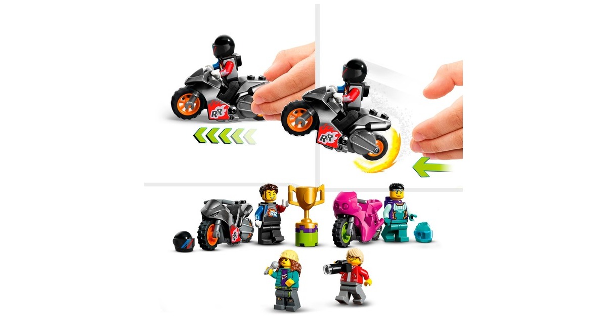 LEGO 60361 City Ultimative Stuntfahrer-Challenge, Konstruktionsspielzeug