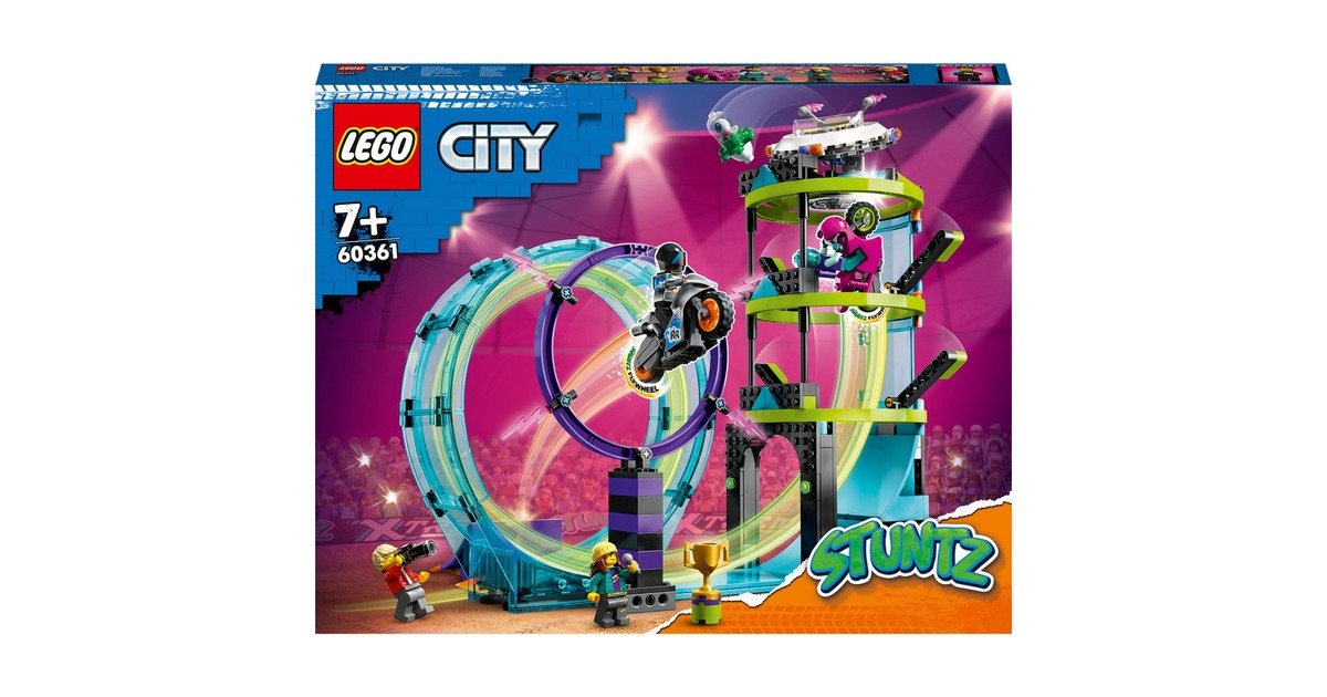 LEGO 60361 City Ultimative Stuntfahrer-Challenge, Konstruktionsspielzeug