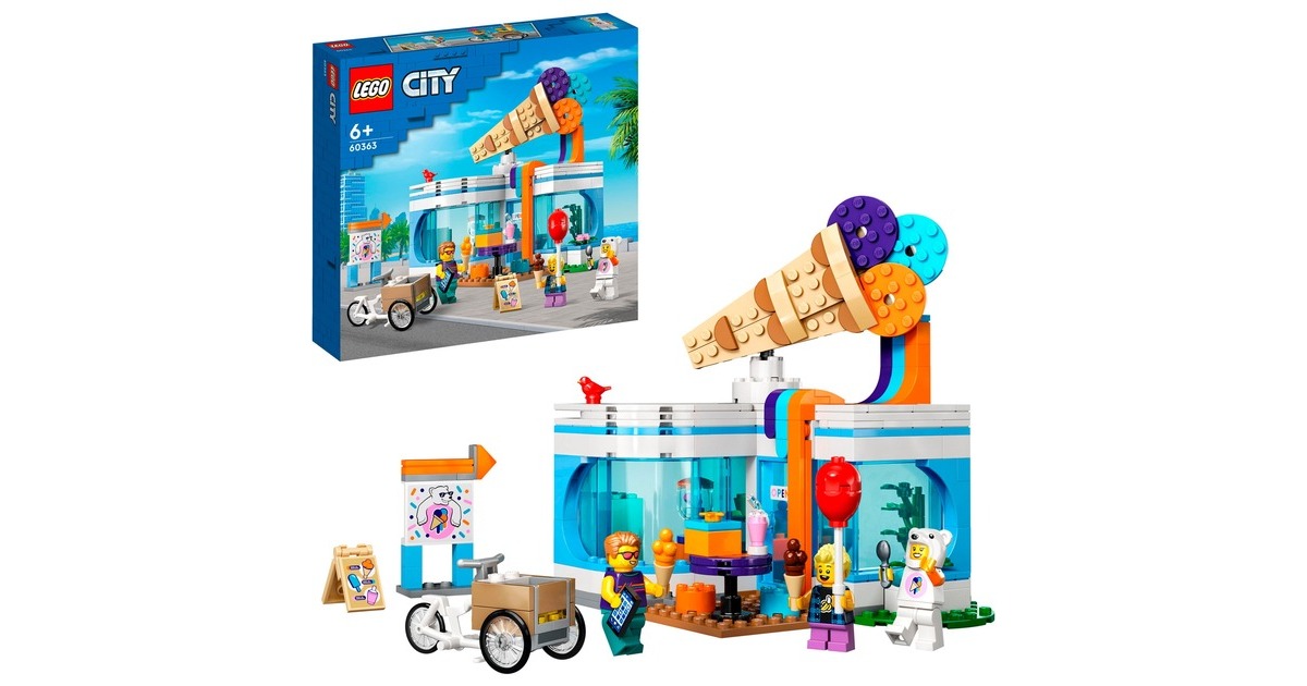 LEGO 60363 City Eisdiele, Konstruktionsspielzeug
