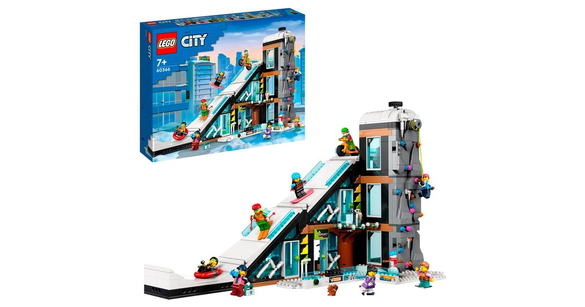 LEGO 60366 City Wintersportpark, Konstruktionsspielzeug