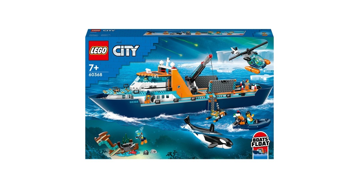 LEGO 60368 City Arktis-Forschungsschiff, Konstruktionsspielzeug