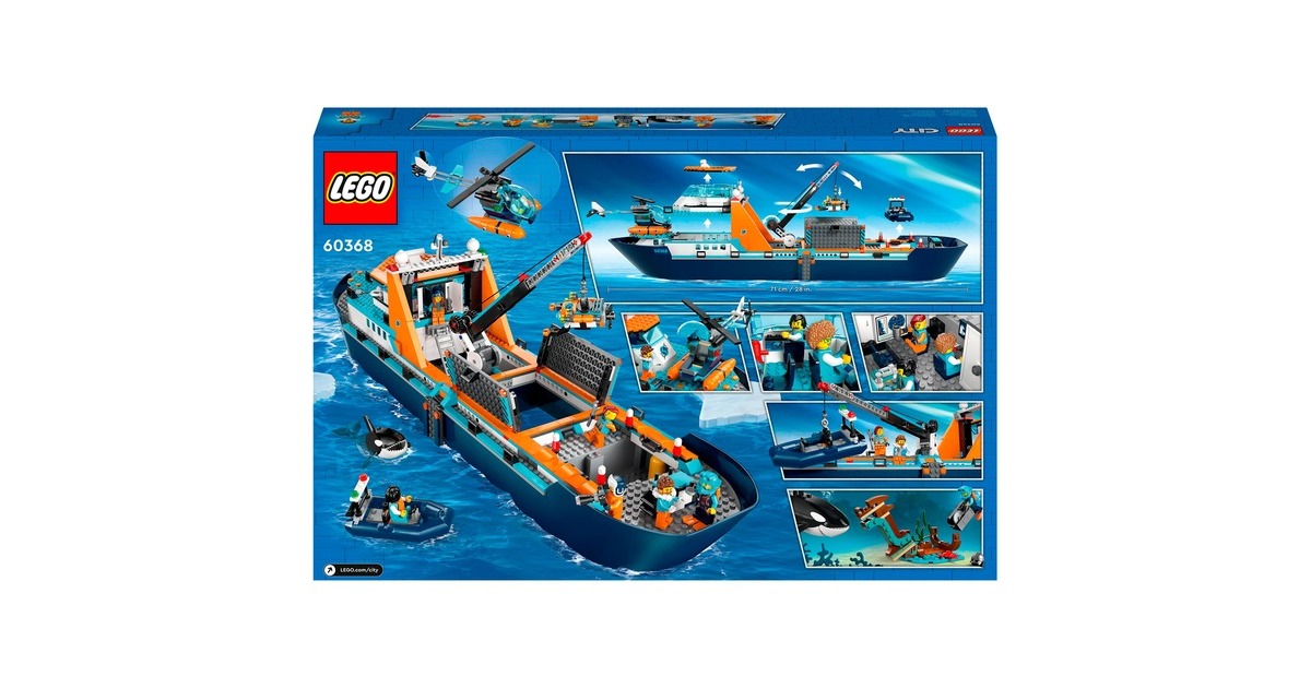 LEGO 60368 City Arktis-Forschungsschiff, Konstruktionsspielzeug
