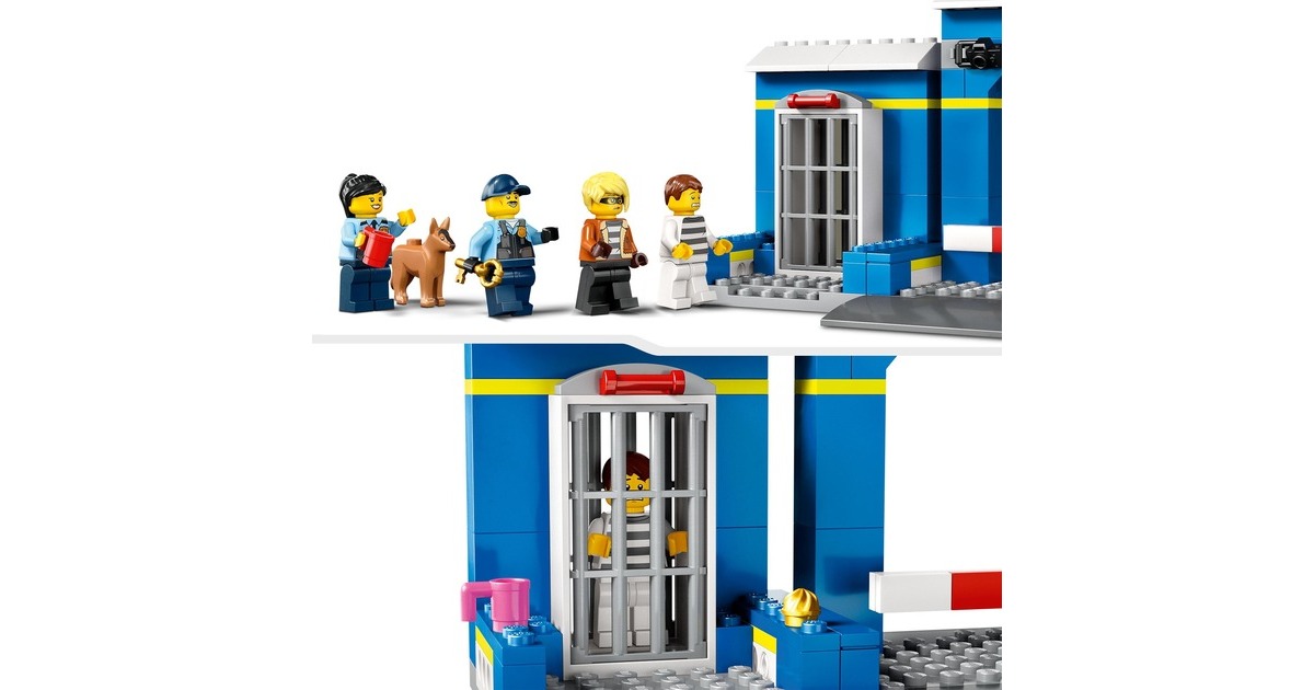LEGO 60370 City Ausbruch aus der Polizeistation, Konstruktionsspielzeug