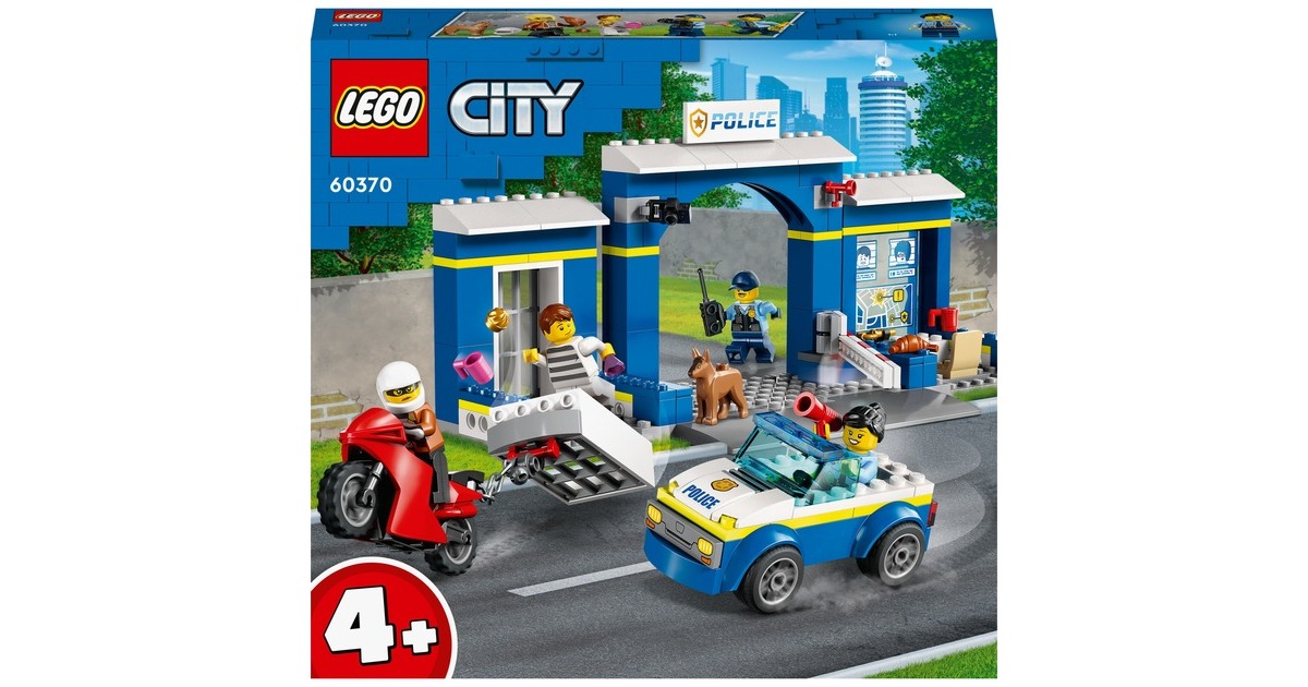 LEGO 60370 City Ausbruch aus der Polizeistation, Konstruktionsspielzeug
