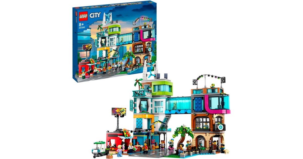 LEGO 60380 City Stadtzentrum, Konstruktionsspielzeug
