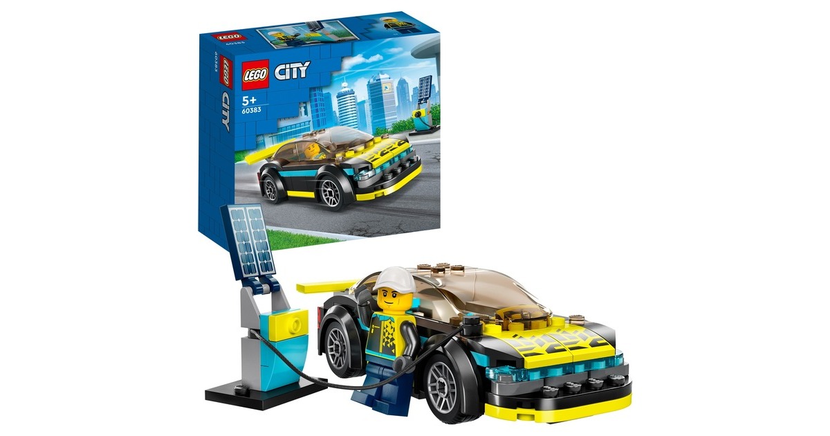 LEGO 60383 City Elektro-Sportwagen, Konstruktionsspielzeug