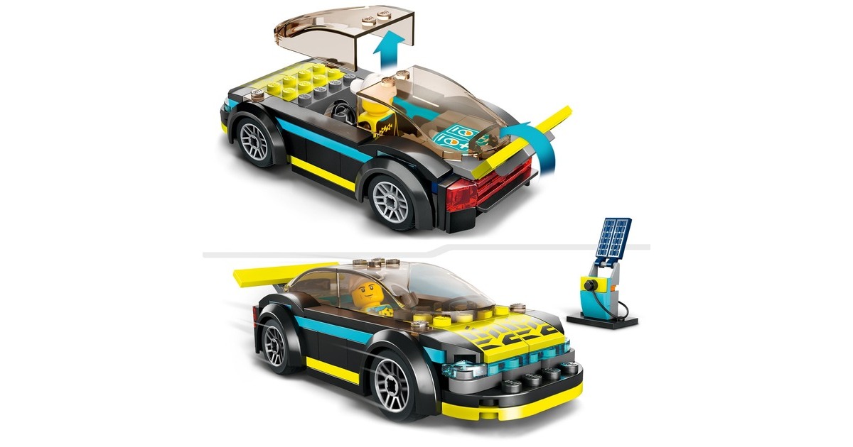 LEGO 60383 City Elektro-Sportwagen, Konstruktionsspielzeug