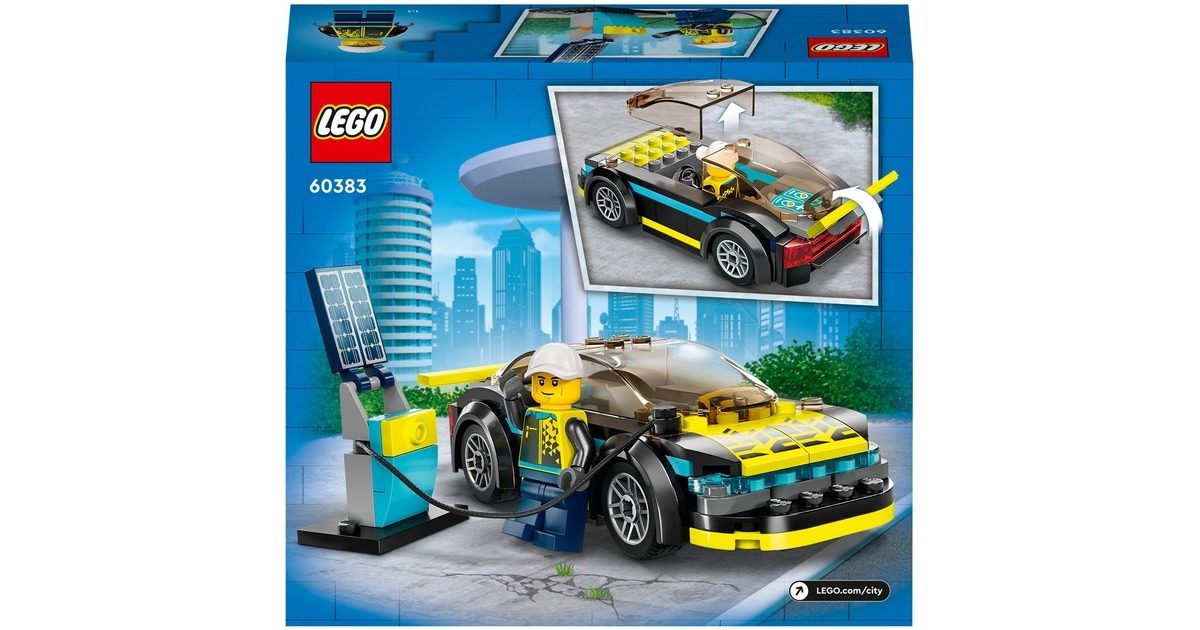 LEGO 60383 City Elektro-Sportwagen, Konstruktionsspielzeug