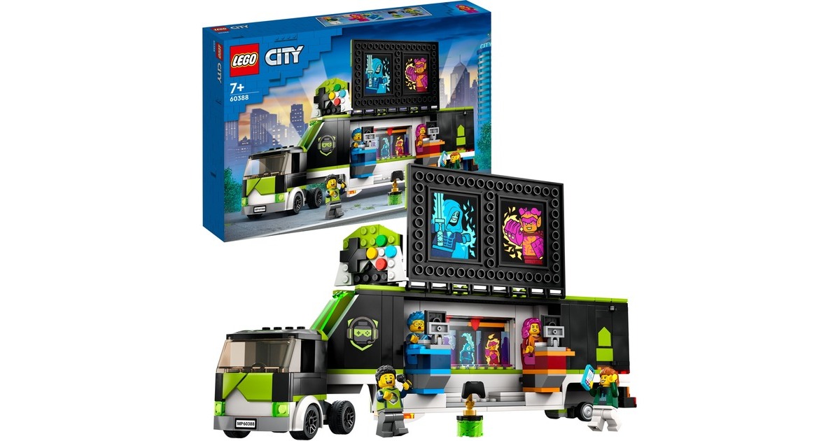LEGO 60388 City Gaming Turnier Truck, Konstruktionsspielzeug