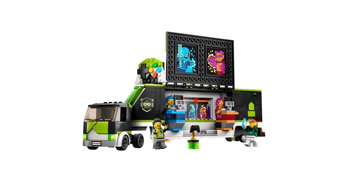 LEGO 60388 City Gaming Turnier Truck, Konstruktionsspielzeug