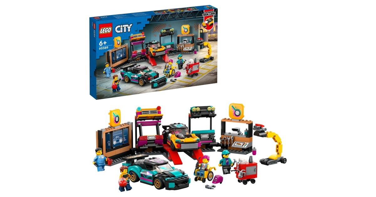 LEGO 60389 City Autowerkstatt, Konstruktionsspielzeug