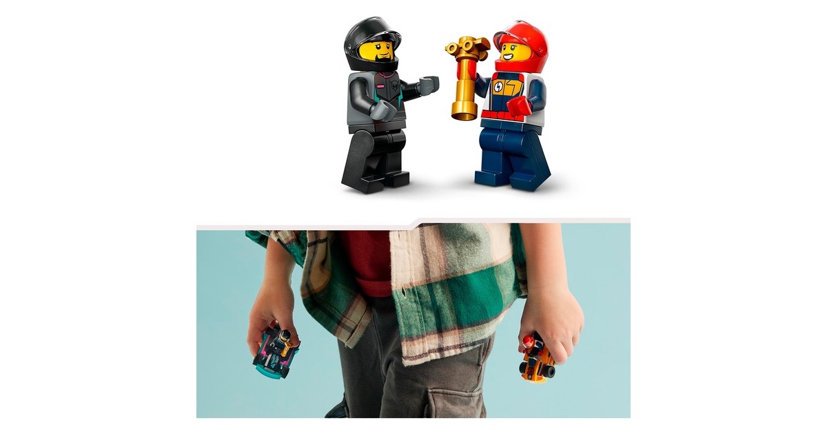 LEGO 60400 City Go-Karts mit Rennfahrern, Konstruktionsspielzeug