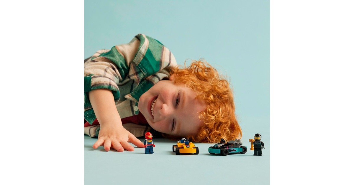 LEGO 60400 City Go-Karts mit Rennfahrern, Konstruktionsspielzeug
