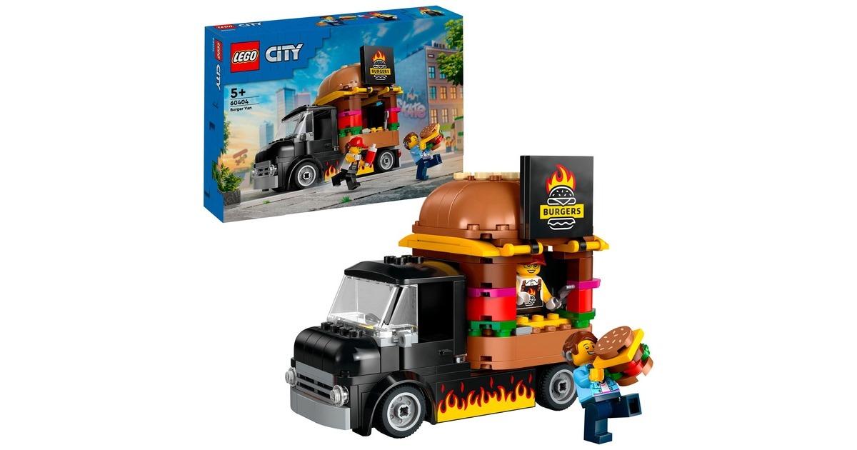 LEGO 60404 City Burger-Truck, Konstruktionsspielzeug