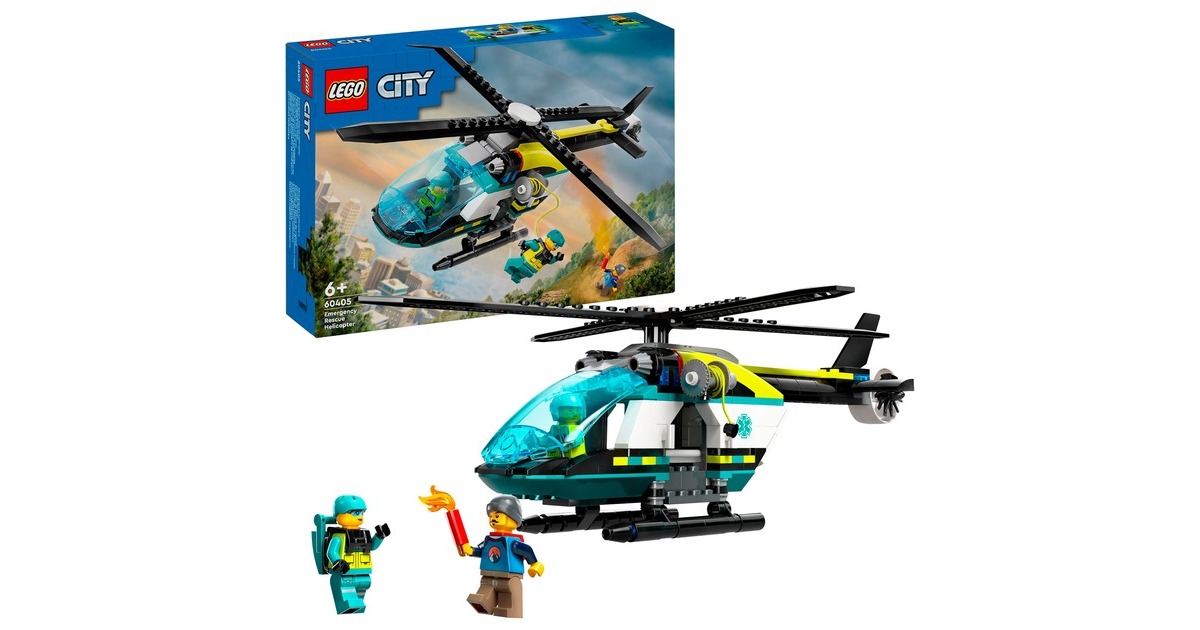 LEGO 60405 City Rettungshubschrauber, Konstruktionsspielzeug