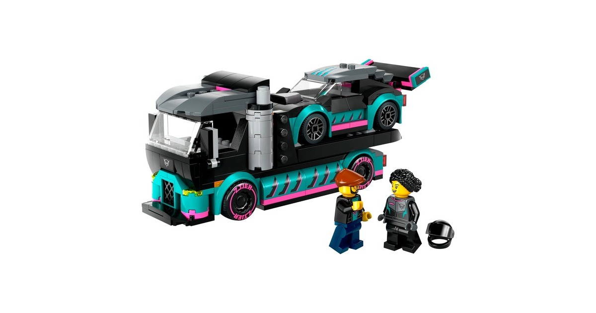 LEGO 60406 City Autotransporter mit Rennwagen, Konstruktionsspielzeug