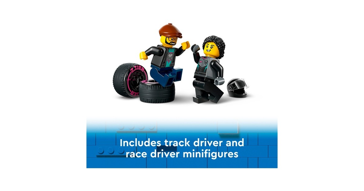 LEGO 60406 City Autotransporter mit Rennwagen, Konstruktionsspielzeug