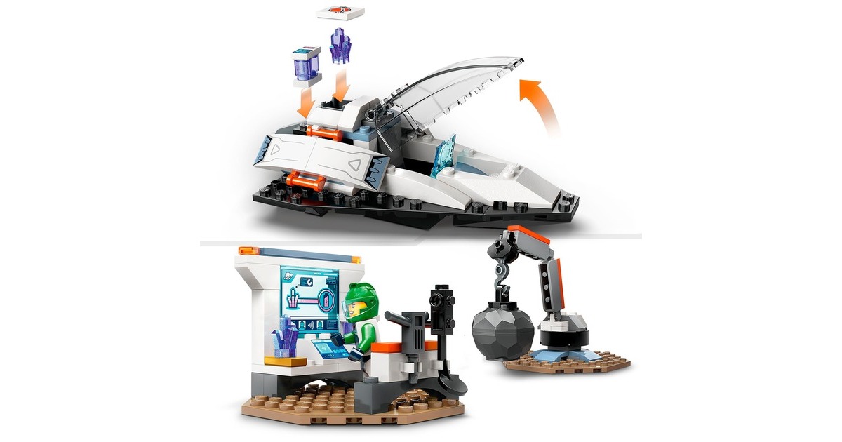 LEGO 60429 City Bergung eines Asteroiden im Weltall, Konstruktionsspielzeug