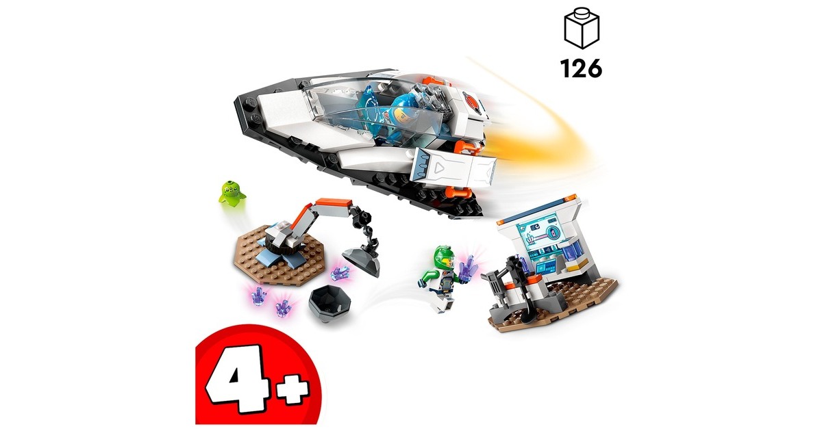 LEGO 60429 City Bergung eines Asteroiden im Weltall, Konstruktionsspielzeug