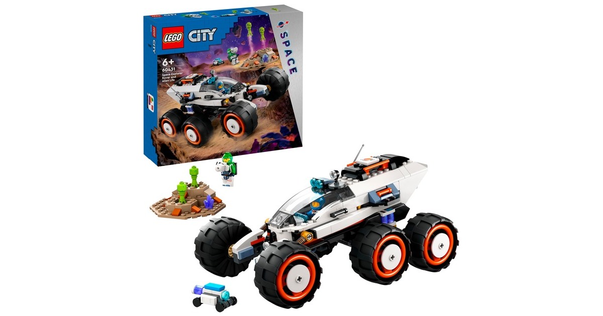 LEGO 60431 City Weltraum-Rover mit Außerirdischen, Konstruktionsspielzeug