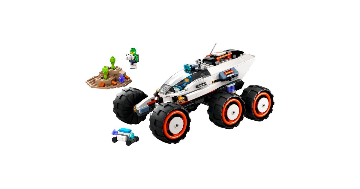 LEGO 60431 City Weltraum-Rover mit Außerirdischen, Konstruktionsspielzeug