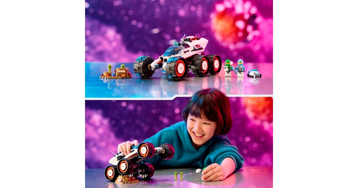 LEGO 60431 City Weltraum-Rover mit Außerirdischen, Konstruktionsspielzeug