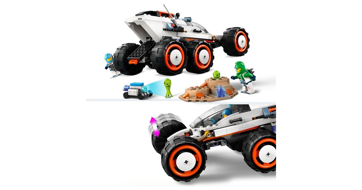 LEGO 60431 City Weltraum-Rover mit Außerirdischen, Konstruktionsspielzeug