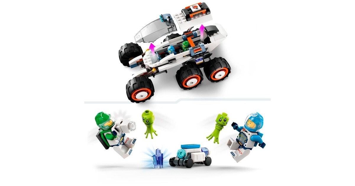 LEGO 60431 City Weltraum-Rover mit Außerirdischen, Konstruktionsspielzeug