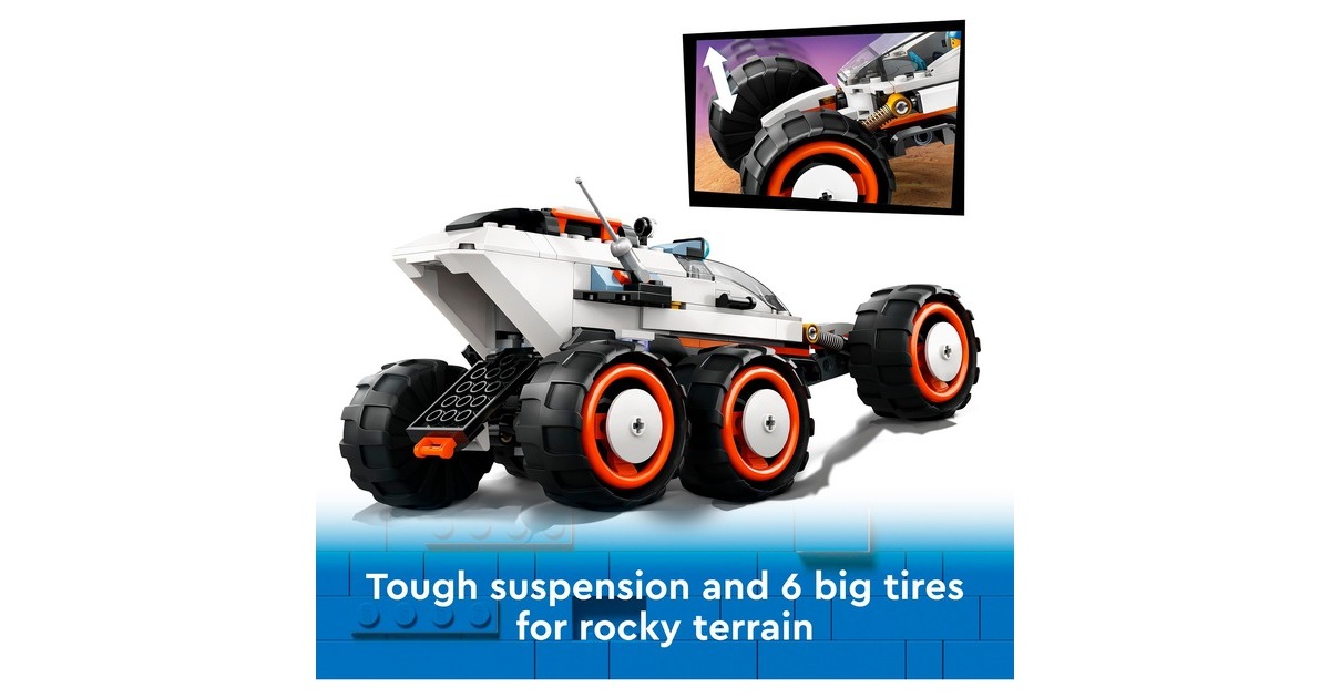 LEGO 60431 City Weltraum-Rover mit Außerirdischen, Konstruktionsspielzeug