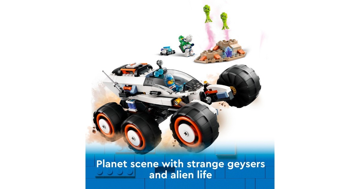 LEGO 60431 City Weltraum-Rover mit Außerirdischen, Konstruktionsspielzeug
